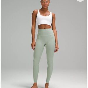 NWT lululemon align pant 28” size: 4 color: palm court
